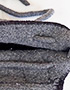 grau-schwarzer Filz-Rucksack